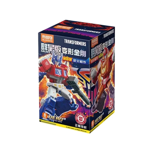 Statuetta Transformers Hot Rod — Blokees Galaxy Versione 8 Eredità delle Fiamme