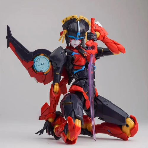 Figurina Transformers Windblade MD004 — Robot rosso Riobot KO da assemblare