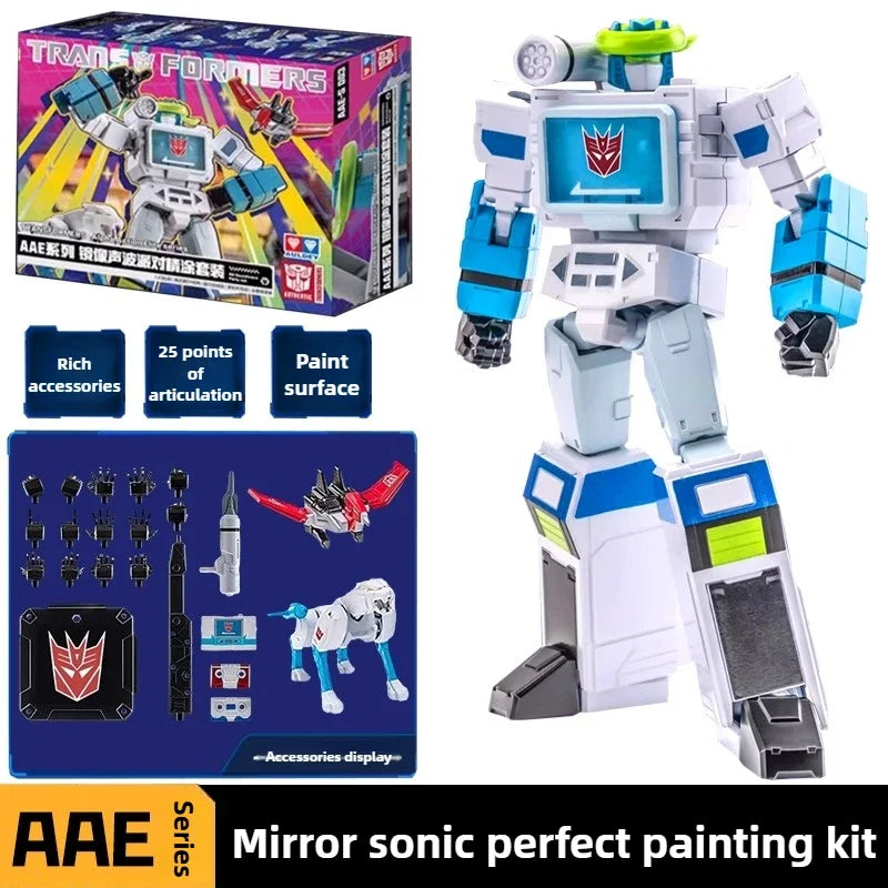 Figurina Transformers Soundwave Versione Cromata ad Alta Finitura — Alpha Action Elite