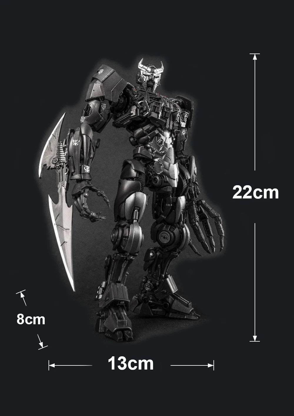Action figure Transformers Scourge con mantello e corna — Lama gigante, predatore supremo