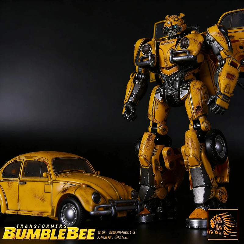 Figurine Transformers Bumblebee Alloy 21cm — Version Battle Damaged