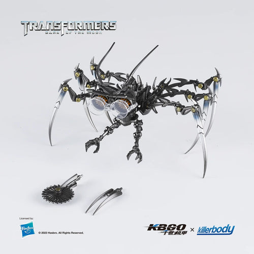 Figurina Transformers Creatura aracnide cromata — Edizione prestigiosa Dark of the Moon