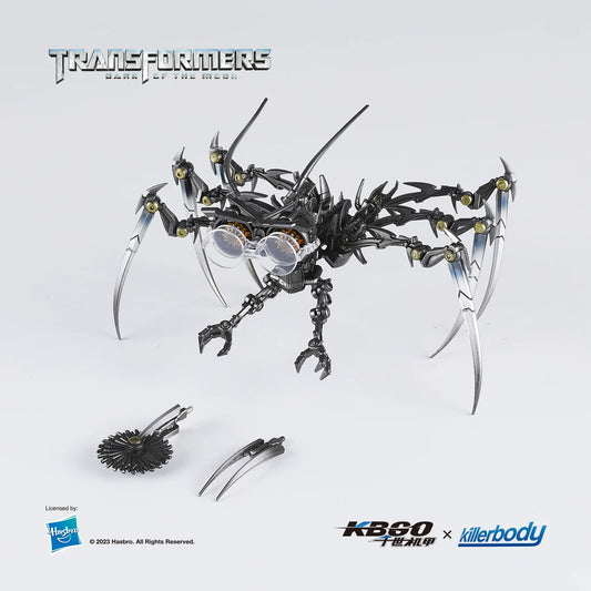 Figurina Transformers Creatura aracnide cromata — Edizione prestigiosa Dark of the Moon