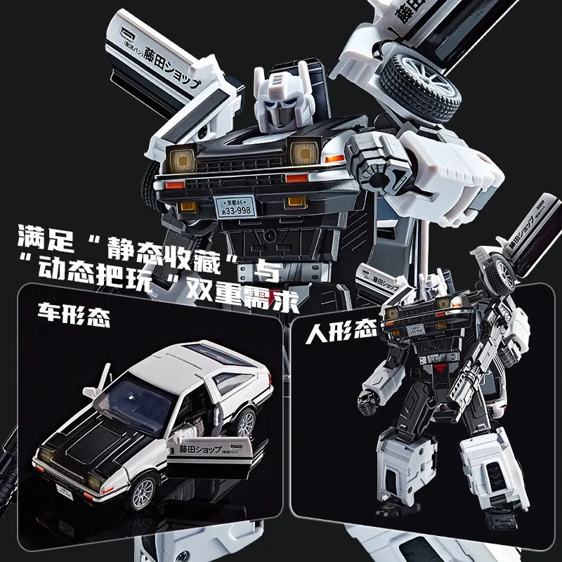 Figurina Transformers AE86 Initial D — Robot del Negozio di Tofu Edizione Deformata