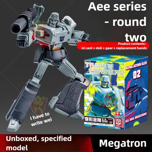 Figurina Transformers Megatron G1 in posa statica da studio — Alpha Action Elite