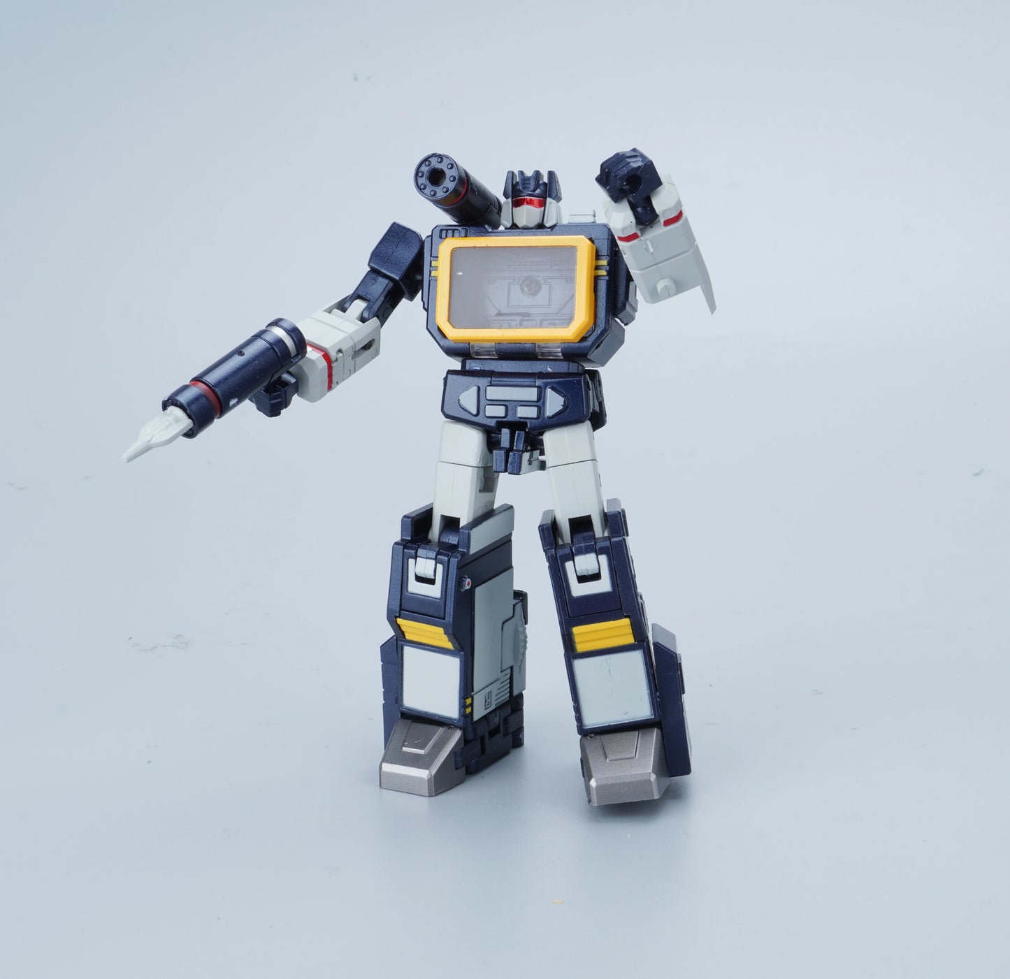 Figurina Transformers Soundwave Newage H21 — KO G1 con Cassetta Integrata Formato Compatto