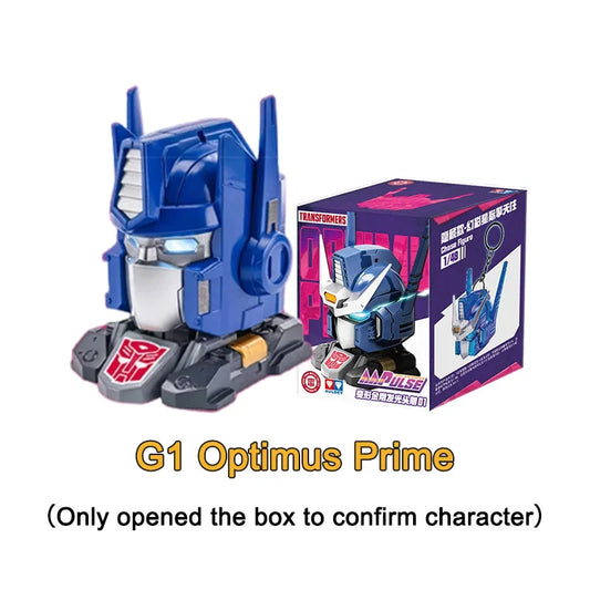 Ciondolo Transformers Optimus Prime G1 — Portachiavi classico a forma di testa rossa