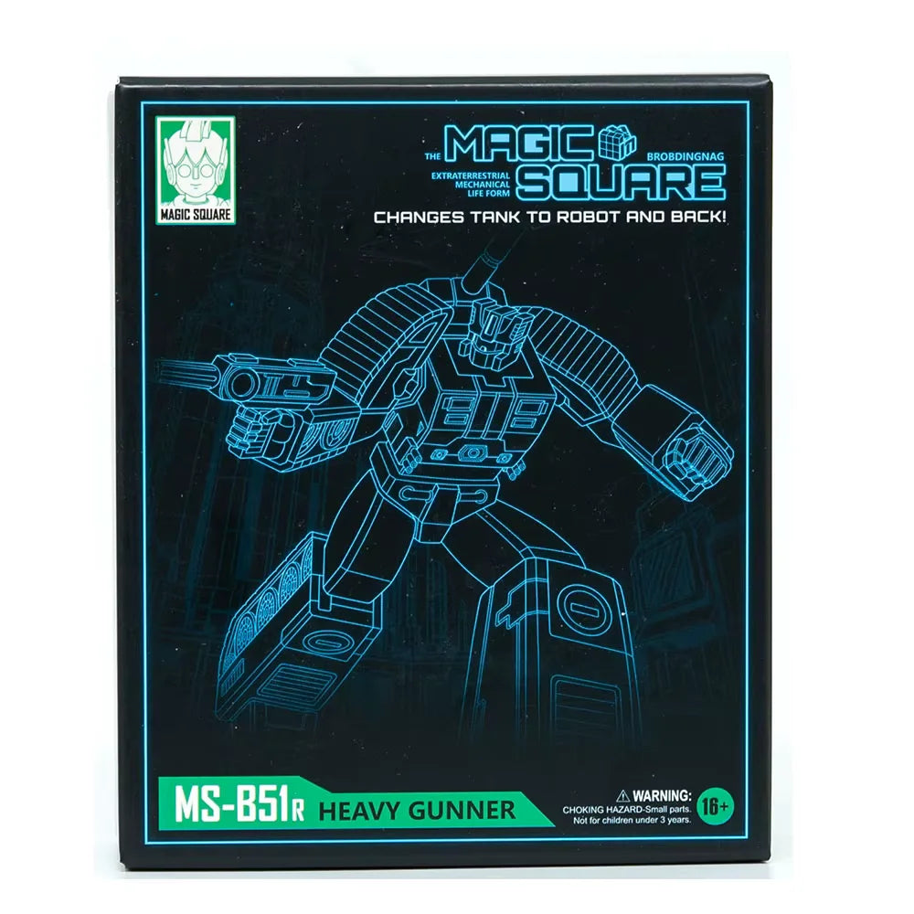 Figurina Transformers Brawl MS-B51R — Carro armato d'assalto kaki Heavy Gunner