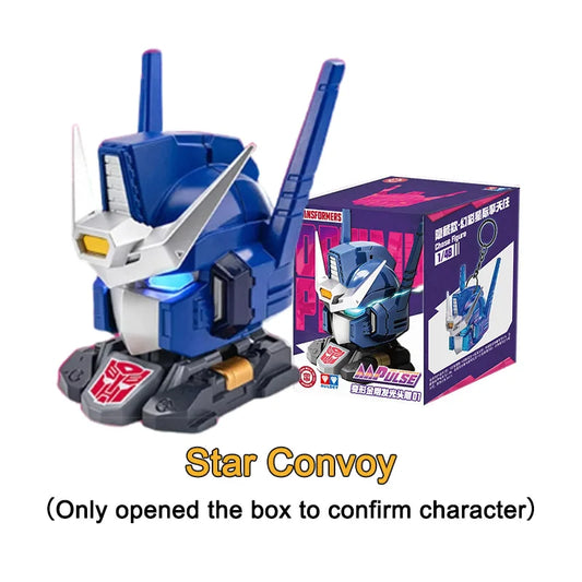 Ciondolo Transformers Star Convoy — Pendaglio cromato Edizione G1 Giappone