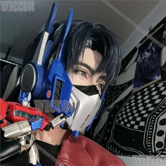Maschera Transformers da cosplay robot — Casco meccanico regolabile per convention