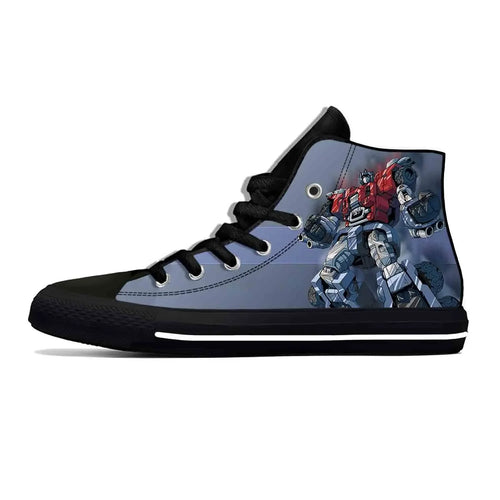 Baskets Montantes Transformers Noir - Bleu