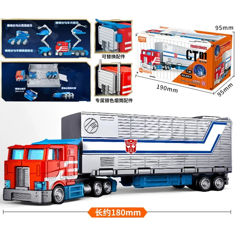 Camion Transformers Optimus Prime CT01 — Autoarticolato rosso e bianco Autobot