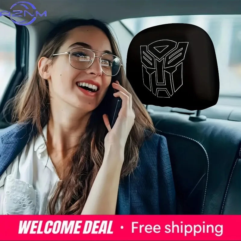 Copripoggiatesta Transformers Autobot — Set di 2 protezioni per sedili auto