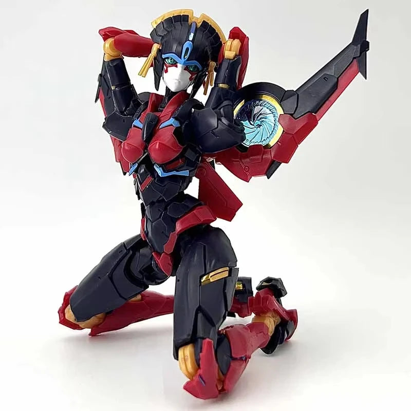 Figurina Transformers Windblade MD004 — Robot rosso Riobot KO da assemblare