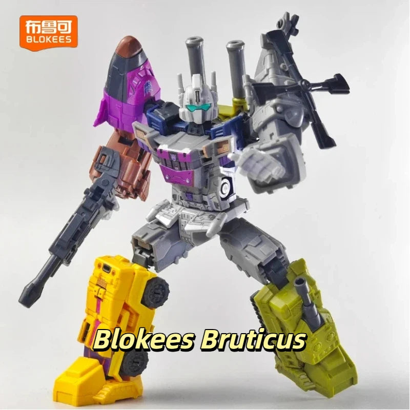 Figurina Transformers Bruticus Blokees — Blind box combinatore in miniatura da cinque pezzi