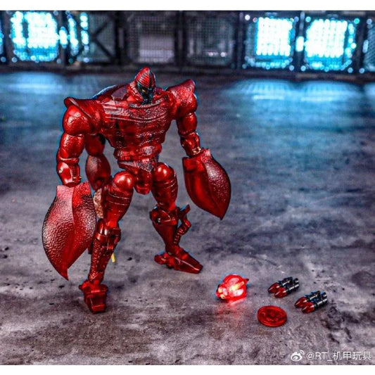Statuetta Transformers Scarlet Lord Rosso Traslucido — Robot Toys RT-D01R