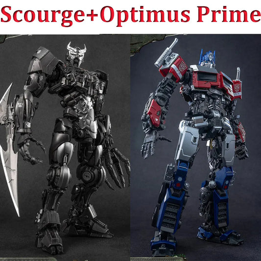 Duo di figurine Transformers Scourge e Optimus Prime — Rivalità AMK Yolopark