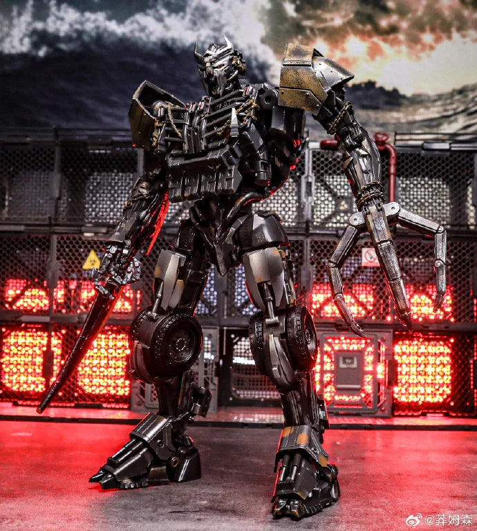 Figurina Transformers Scourge Patina dorata — Busto dettagliato Versione arrugginita