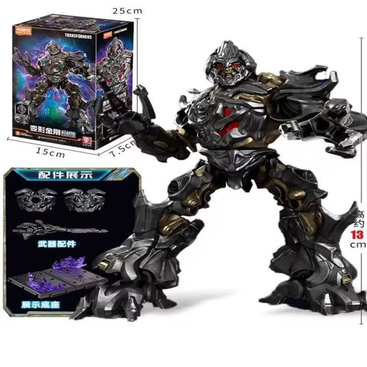 Action figure Transformers Megatron — Ali Decepticon, teschio dorato