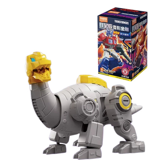 Action figure Transformers Sludge — Modalità dinosauro grigia, confezione completa Blokees