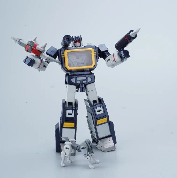 Figurina Transformers Soundwave Newage H21 — KO G1 con Cassetta Integrata Formato Compatto