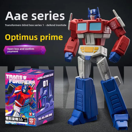 Figurina Transformers Optimus Prime G1 — Leader Autobot Blind Box da collezione AAE