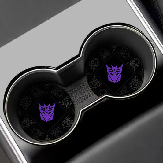 Portabicchieri Transformers Decepticon Chibi — Set antiscivolo carino per auto