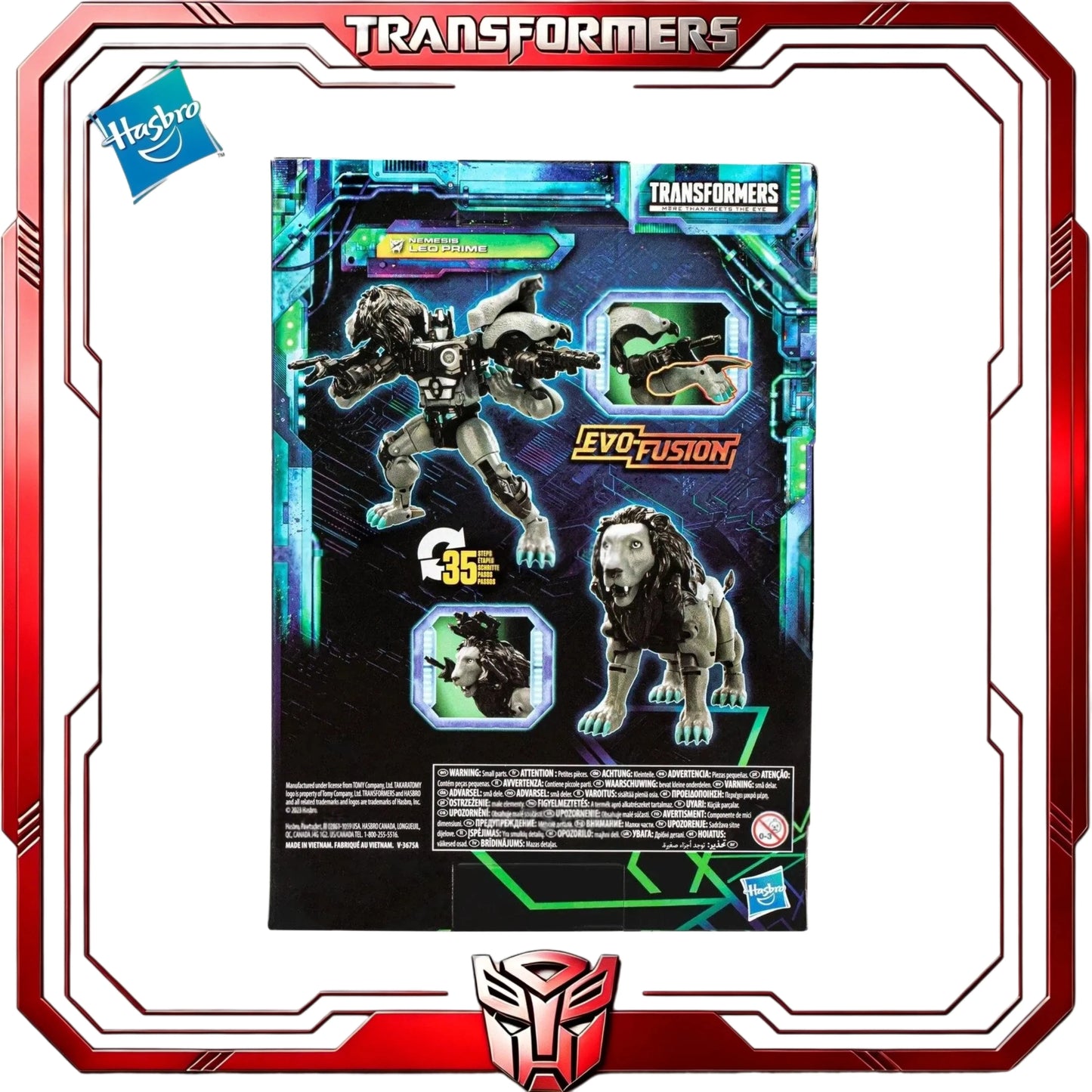 Figurina Transformers Nemesis Leo Prime — Robot leone Maximal da collezione Legacy Evolution