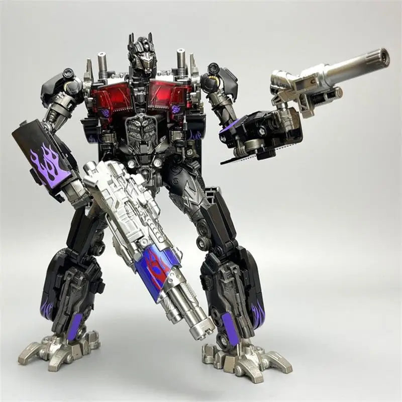 Action figure Transformers Optimus Prime — Replica TW1022, set completo con armi e maschere