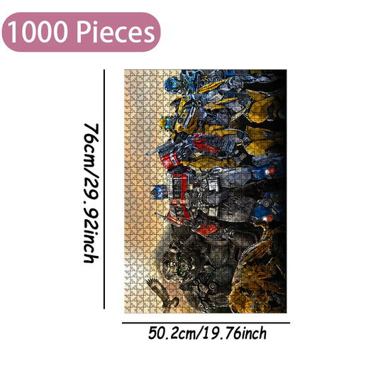 Puzzle Transformers Optimus Prime en Bois — 1000 Pièces