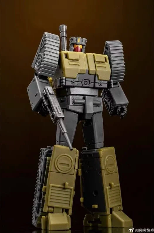 Figurina Transformers Brawl MS-B51R — Carro armato d'assalto kaki Heavy Gunner