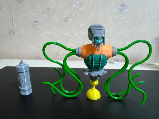 Busto Transformers Mostro dai tentacoli arancioni — Creatura dai cinque volti da collezione