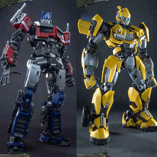 Coppia di statuette Transformers Optimus Prime e Bumblebee — Squadra Autobot AMK