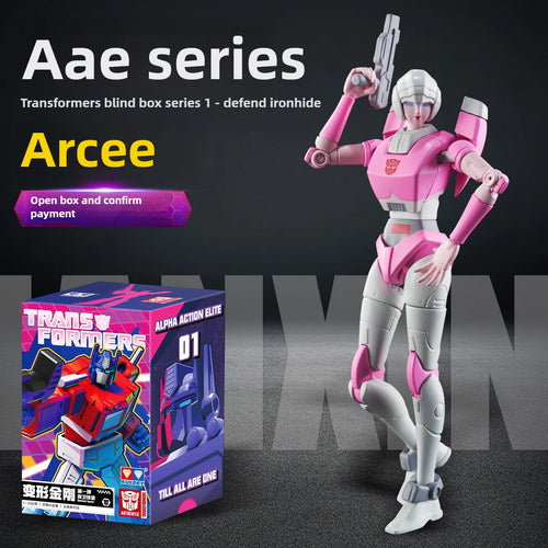 Figurina Transformers Arcee Rosa — Guerriera Autobot Blind Box AAE