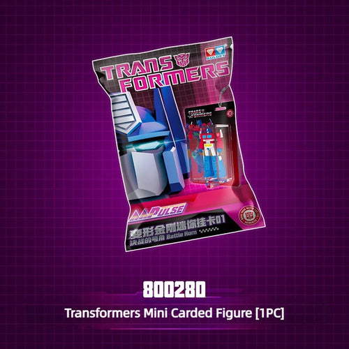 Ciondolo Transformers Mini Loaded — Portachiavi doppio con action figure a sorpresa