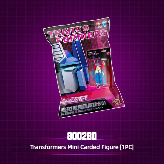 Ciondolo Transformers Mini Loaded — Portachiavi doppio con action figure a sorpresa