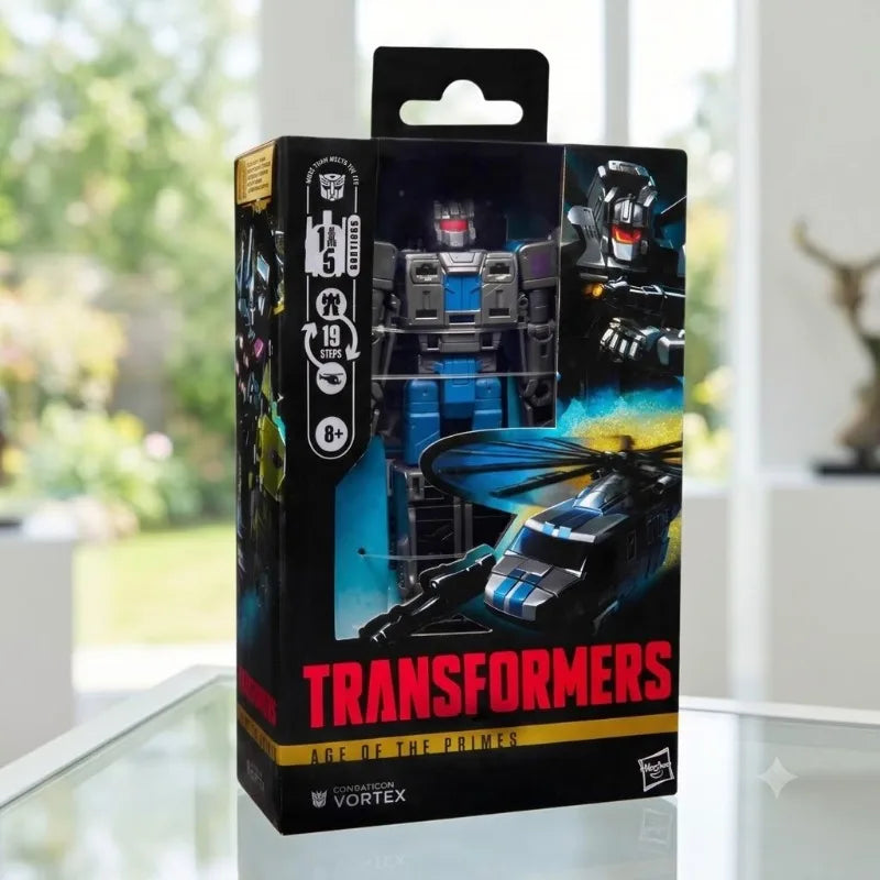 Figurina Transformers Vortex Power of the Primes — Elicottero ufficiale Hasbro Deluxe