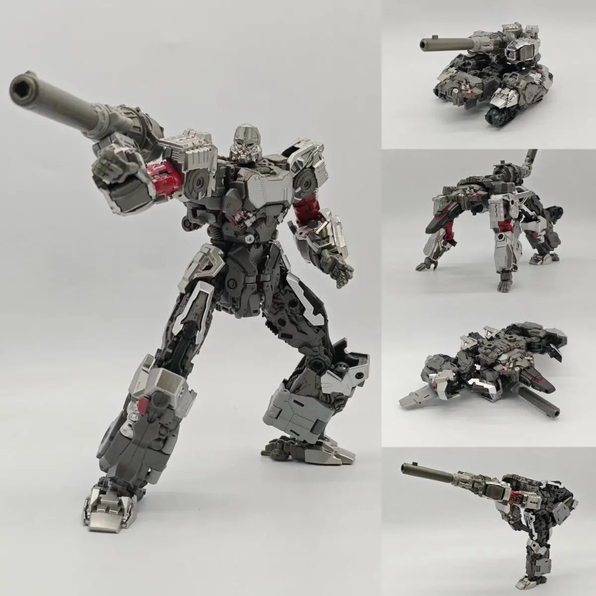 Jouet Transformers 4-en-1 Robot Alloy — Set Rhinocéros & Leader