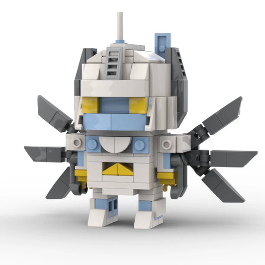 Figurina Transformers Nova Prime versione IDW — mattoncino bianco, ali-lame, antico Prime