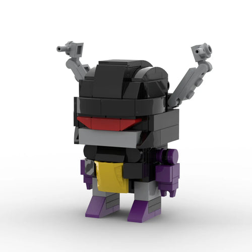 Figurina Transformers Shrapnel 2.0 — Insecticon Brick Grigio Scuro e Viola