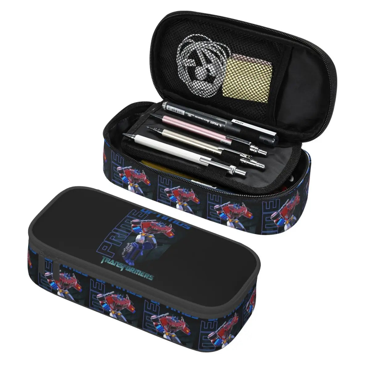 Astuccio Transformers - Autobots con fodera blu decorata