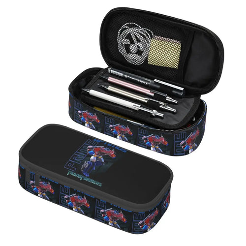 Astuccio Transformers - Autobots con fodera blu decorata