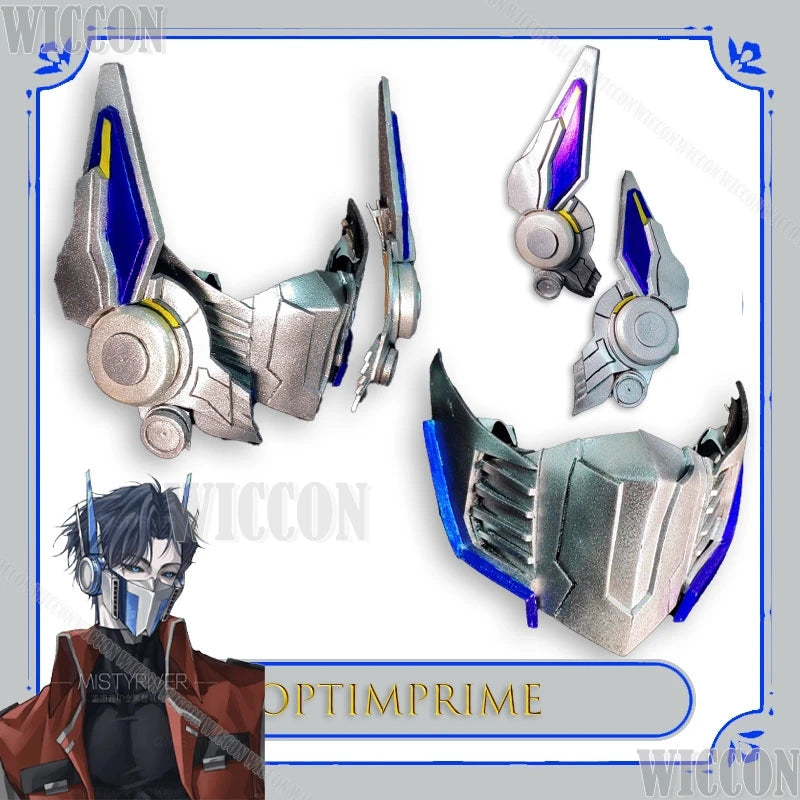 Maschera Transformers da cosplay robot — Casco meccanico regolabile per convention