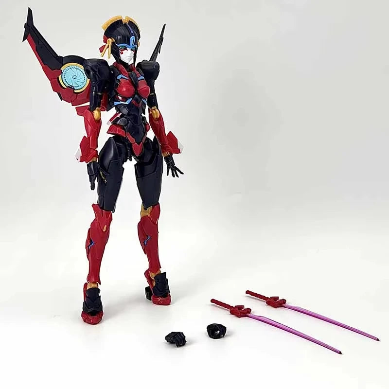 Figurina Transformers Windblade MD004 — Robot rosso Riobot KO da assemblare