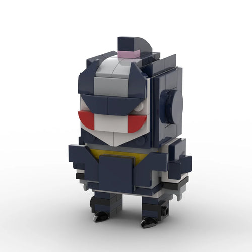 Figurina Transformers Vos Versione IDW — Piccolo Robot Brick Grigio Aviatore