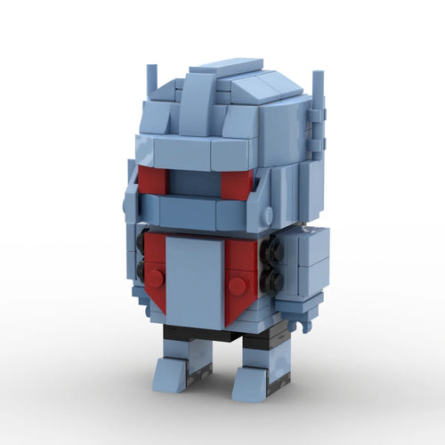 Figurina Transformers Hot Spot — Capo dei Pompieri Brick Azzurro e Rosso