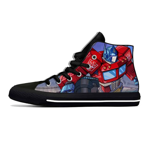 Baskets Montantes Transformers Noir - PrimeRed
