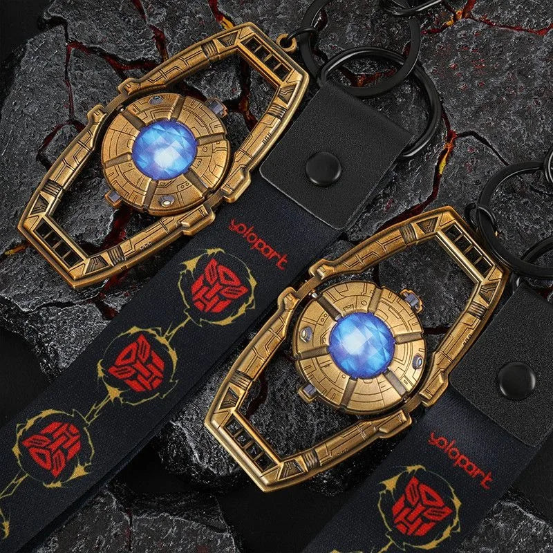 Portachiavi Transformers Matrice Optimus Prime — Ciondolo in metallo roccioso Premium