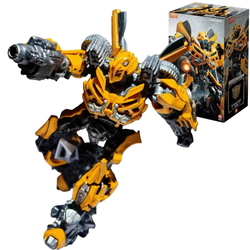Figurina Transformers Bumblebee Blitzwing con confezione trasparente — Mattoncini gialli e neri modulari
