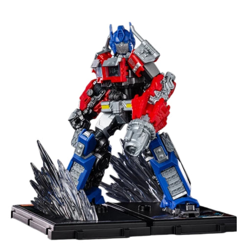 Figurina Transformers Optimus Prime classico — Spada sguainata in mattoncini rossi e blu